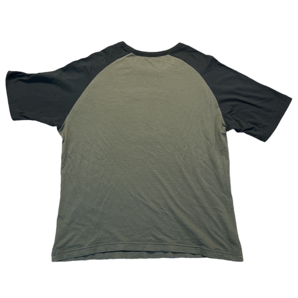 Y2K GUESS men's affliction style grey&black ringer tee, XL. - Picture 3 of 4